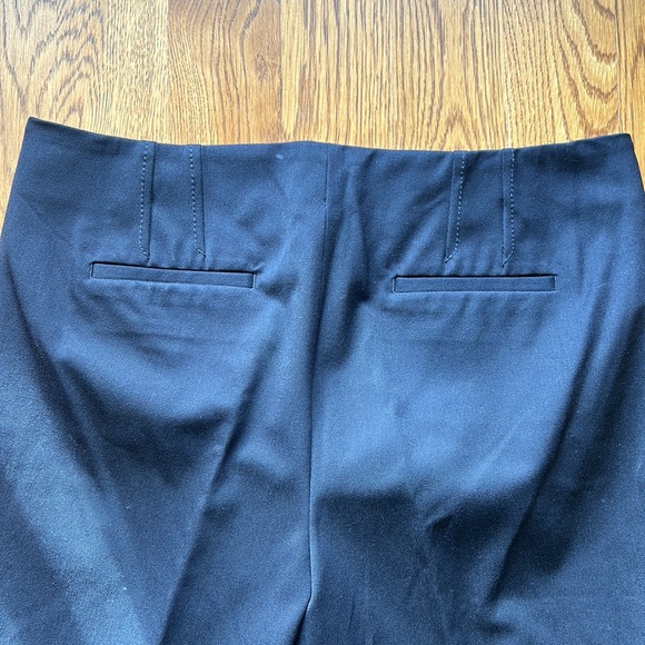 Navy blue Talbots ponte pant side zip and back pockets 14 petit - Picture 7 of 7